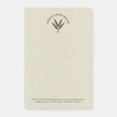 Bakkerzettel Post-it Klebezettel (Vorderseite)