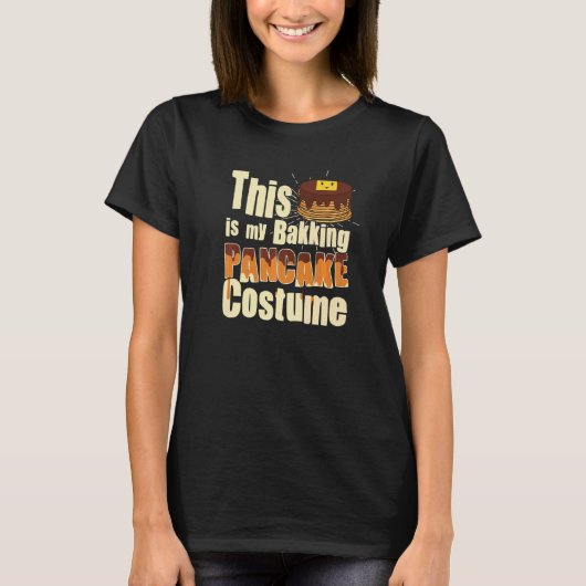 Bakking pancake costume cute Pancake T-Shirt (Vorderseite)