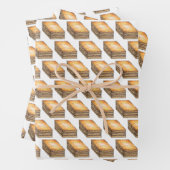 Baklava Sweet Filo Honey Nachtisch Konditorei Grie Geschenkpapier Set (Beispiel)
