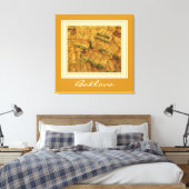 Baklava Wrapped Canvas Print Leinwanddruck (Insitu (Schlafzimmer))
