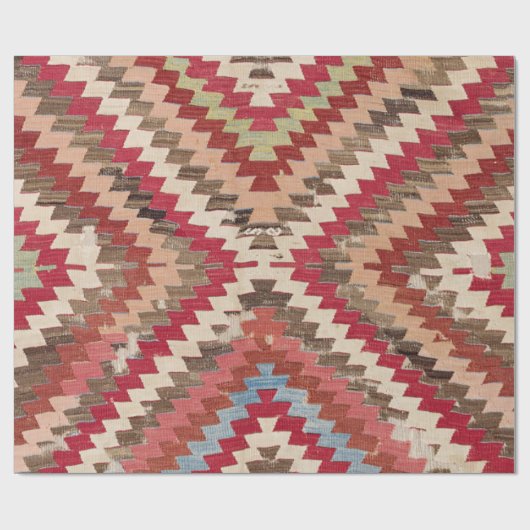 Baklava Zickzack Star II // 18. Jahrhundert Authen Geschenkpapier (Flach)