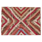 Baklava Zickzack Star II // 18. Jahrhundert Authen Große Geschenktüte (Rückseite)