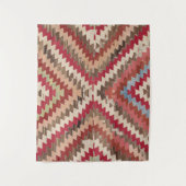 Baklava Zickzack Star II // 18. Jahrhundert Authen Wandteppich (Vorderseite)