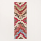 Baklava Zickzack Star II // 18. Jahrhundert Authen Yogamatte (Rückseite)