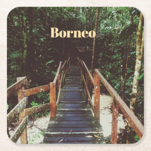 Bako Nationalpark - Borneo Rechteckiger Pappuntersetzer