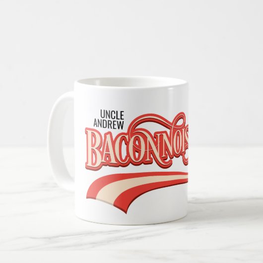 Bakonnoeur (Bacon Lover) Kaffeetasse (Vorderseite Links)