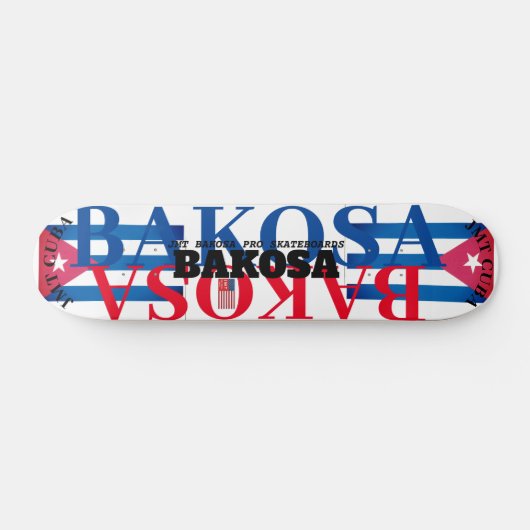 BAKOSA JMT CUBA 7 3/4" Skateboard Deck (Horizontal)