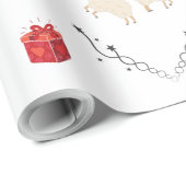 bakra eid- eid mubarak-Happy Eid Geschenkpapier (Rolleneckpunkt)