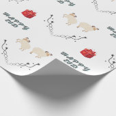 bakra eid- eid mubarak-Happy Eid Geschenkpapier (Ecke)