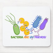 Bakterielle Freunde Mousepad (Vorne)