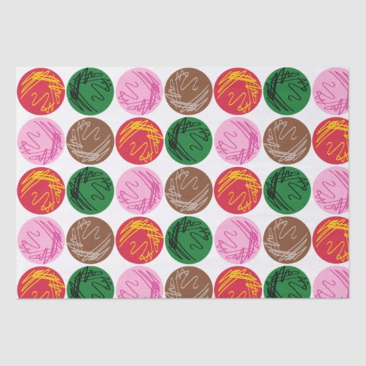 Bakterielle Teller Seidenpapier (Vorderseite)