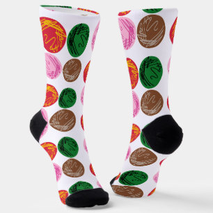 Bakterielle Teller Socken