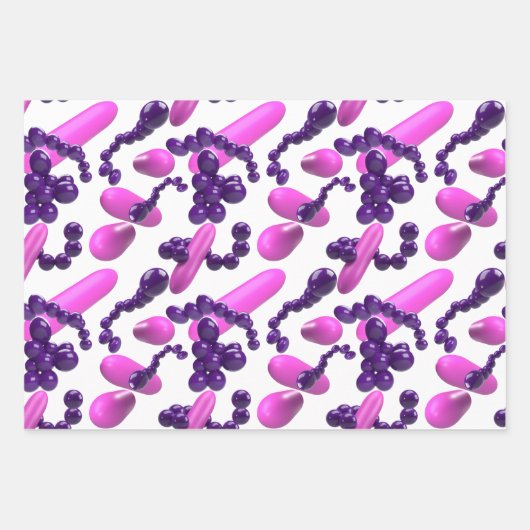 Bakterielle Teller und Gramstadien Geschenkpapier Set (Vorderseite 2)