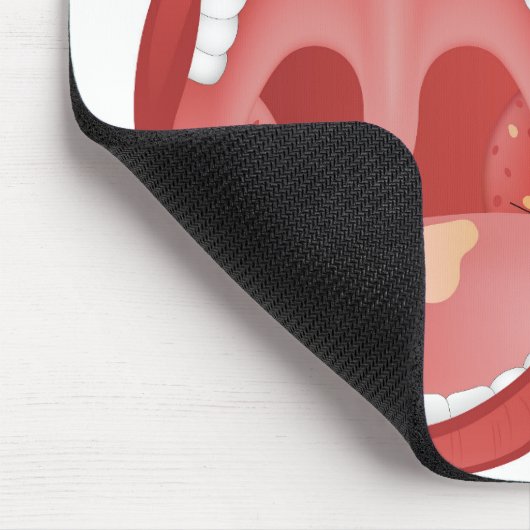 Bakterielle Tonsillitis Mousepad (Ecke)