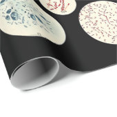 Bakterien aus der Mikrobiologie winzig Geschenkpapier (Rolleneckpunkt)