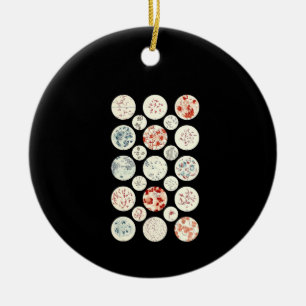 Bakterien aus der Mikrobiologie winzig Keramik Ornament