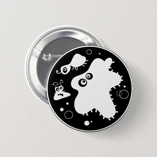 Bakterien Button (Vorne & Hinten)