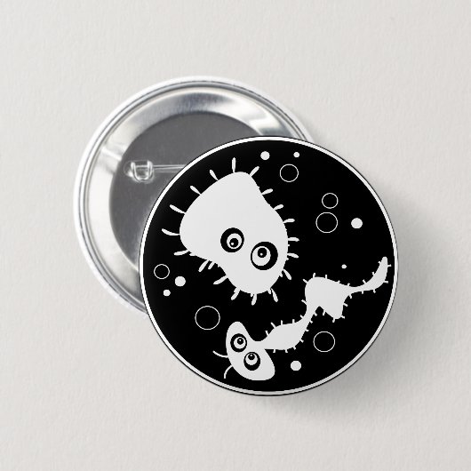 Bakterien Button (Vorne & Hinten)