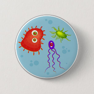 Bakterien Button