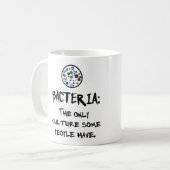 BAKTERIEN: DIE EINZIGE KULTUR, DIE EINIGE LEUTE KAFFEETASSE (Vorderseite Links)