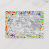 Bakterien fassen ein, visitenkarte (Rückseite)