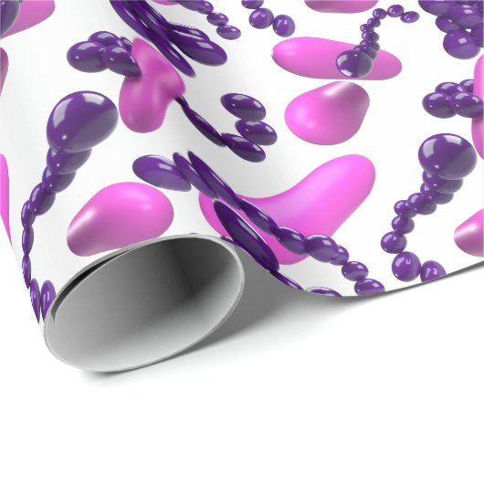 Bakterien Geschenkpapier (Rolleneckpunkt)