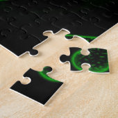 Bakterien in Form eines grünen Stabes Puzzle (Seite)
