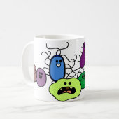 Bakterien Kaffeetasse (Vorderseite Links)