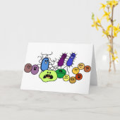 Bakterien Karte (Gelbe Blume)