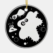 Bakterien Keramik Ornament (Vorne)