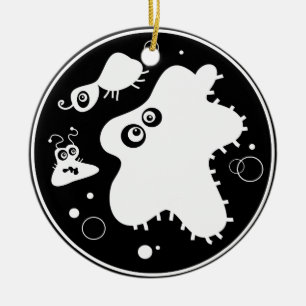 Bakterien Keramik Ornament