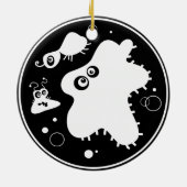 Bakterien Keramikornament (Hinten)