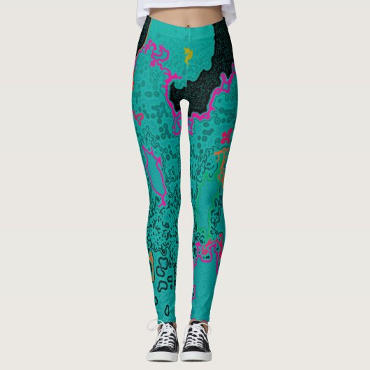 Bakterien Leggings (Vorderseite)