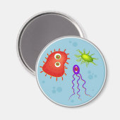 Bakterien Magnet (Vorderseite/Rückseite)