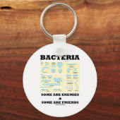 Bakterien, manche sind Feinde und manche sind Freu Schlüsselanhänger (Vorderseite)