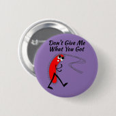 Bakterien, Mikroben, verbreiten es nicht bleibe im Button (Vorne & Hinten)