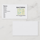 Bakterien ordnen wirklich die Welt an Visitenkarte (Vorne/Hinten)