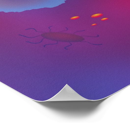 Bakterien Poster (Ecke)