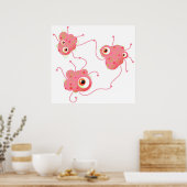 Bakterien Poster (Küche)