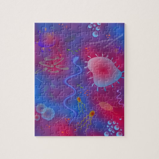 Bakterien Puzzle (Vertikal)