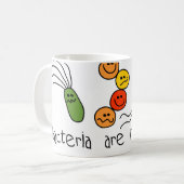 Bakterien sind meine Freunde Kaffeetasse (Vorderseite Links)