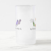 Bakterien sind meine Freunde Mattglas Bierglas (Mittel)
