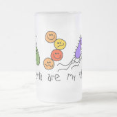 Bakterien sind meine Freunde Mattglas Bierglas (Mittel)
