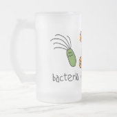 Bakterien sind meine Freunde Mattglas Bierglas (Links)