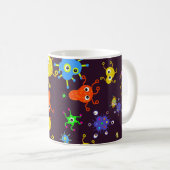 Bakterien-Tapete Kaffeetasse (VorderseiteRechts)