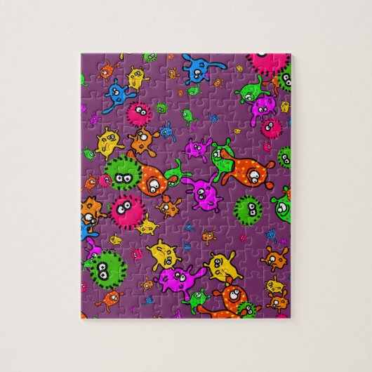 Bakterien-Tapete Puzzle (Vertikal)