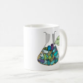 Bakterien-Tasse Kaffeetasse (VorderseiteRechts)