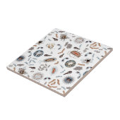 Bakterien u. Virus-Muster Fliese (Seite)