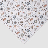 Bakterien u. Virus-Muster Seidenpapier (Ausschnitt)