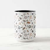 Bakterien u. Virus-Muster Tasse (Zentrum)